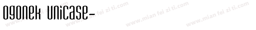Ogonek Unicase字体转换